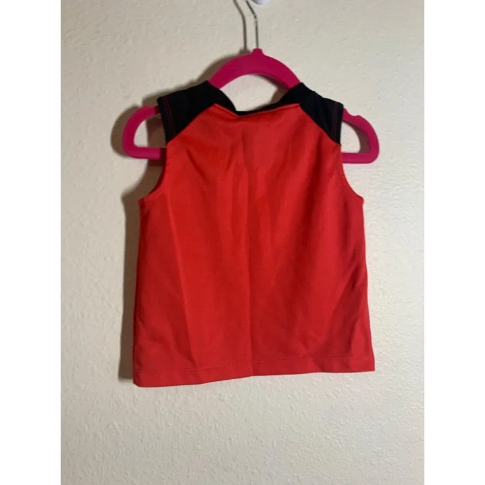 Nike Athletic Tank Top Baby Boys Size 12 Months Orange I6